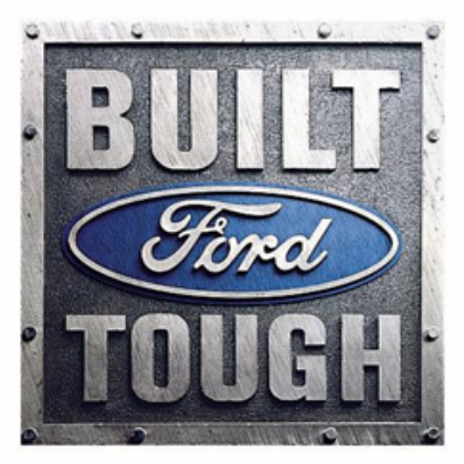 Built ford tough sticker #9