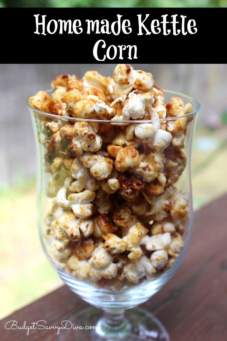 Homemade Kettle Corn Recipe Budget Savvy Diva