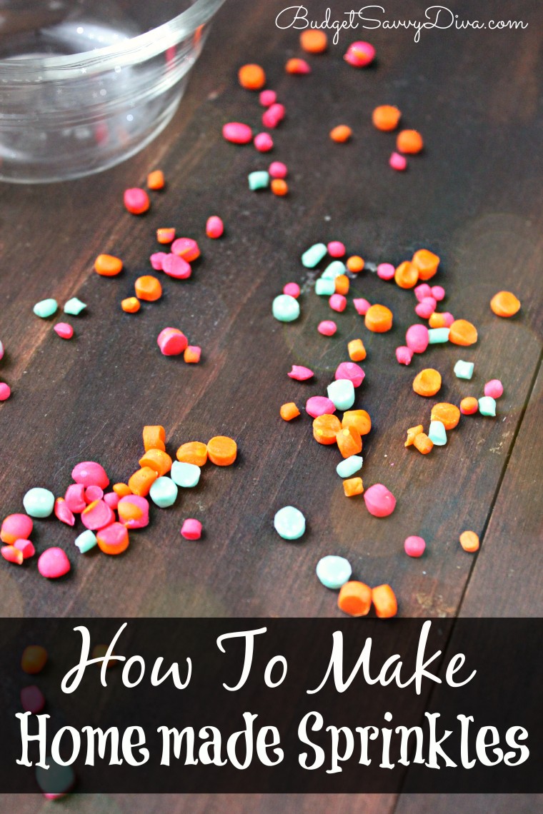 How To Make Homemade Sprinkles Recipe Budget Savvy Diva