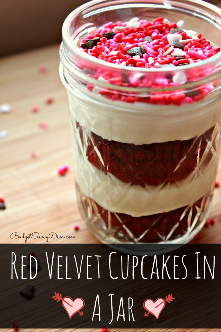 Red Velvet Cupcakes In A Jar Recipe - Budget Savvy Diva