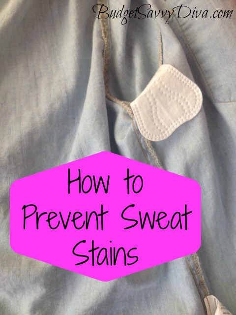 How to Prevent Sweat Stains | Budget Savvy Diva