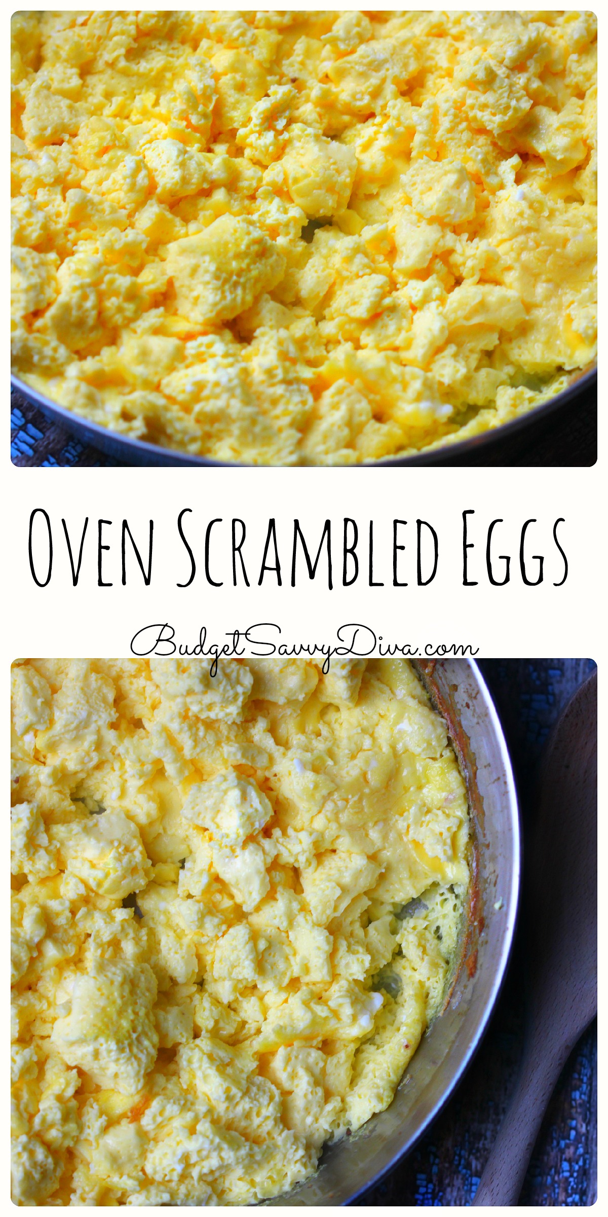 Oven Scrambled Eggs Recipe - Budget Savvy Diva