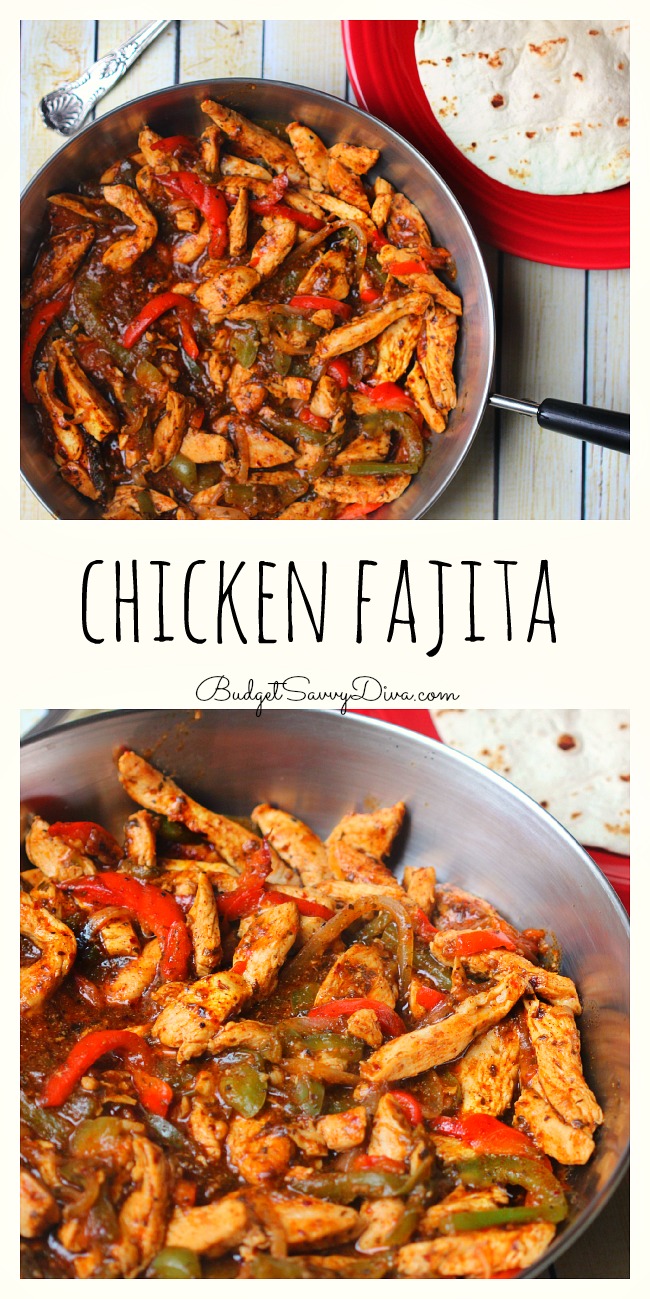 Chicken Fajita Recipe - Budget Savvy Diva