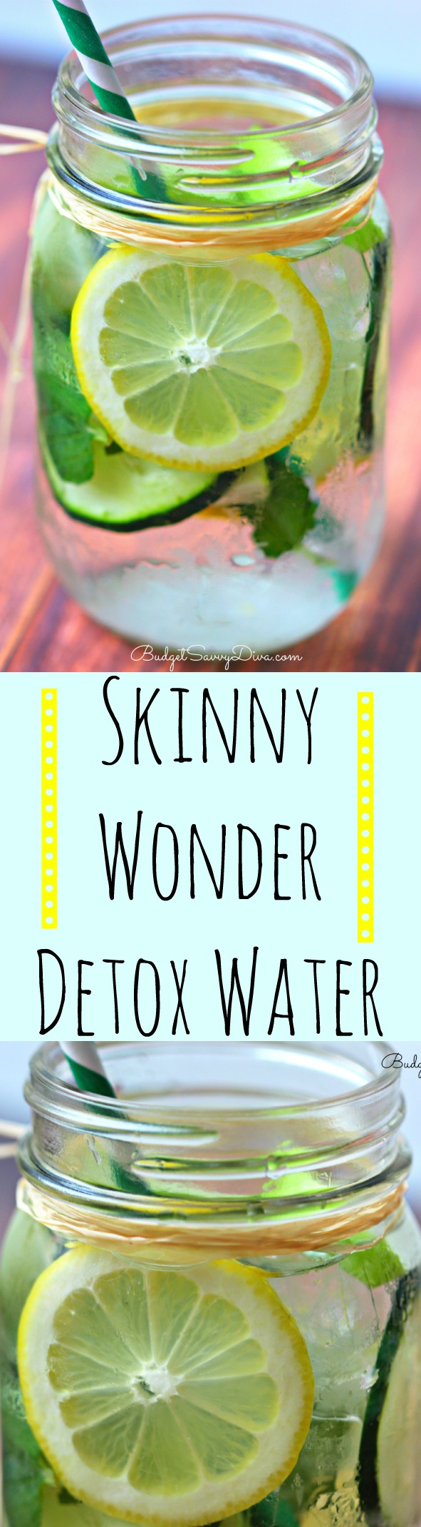 Skinny Wonder Detox Water Savvy Diva
