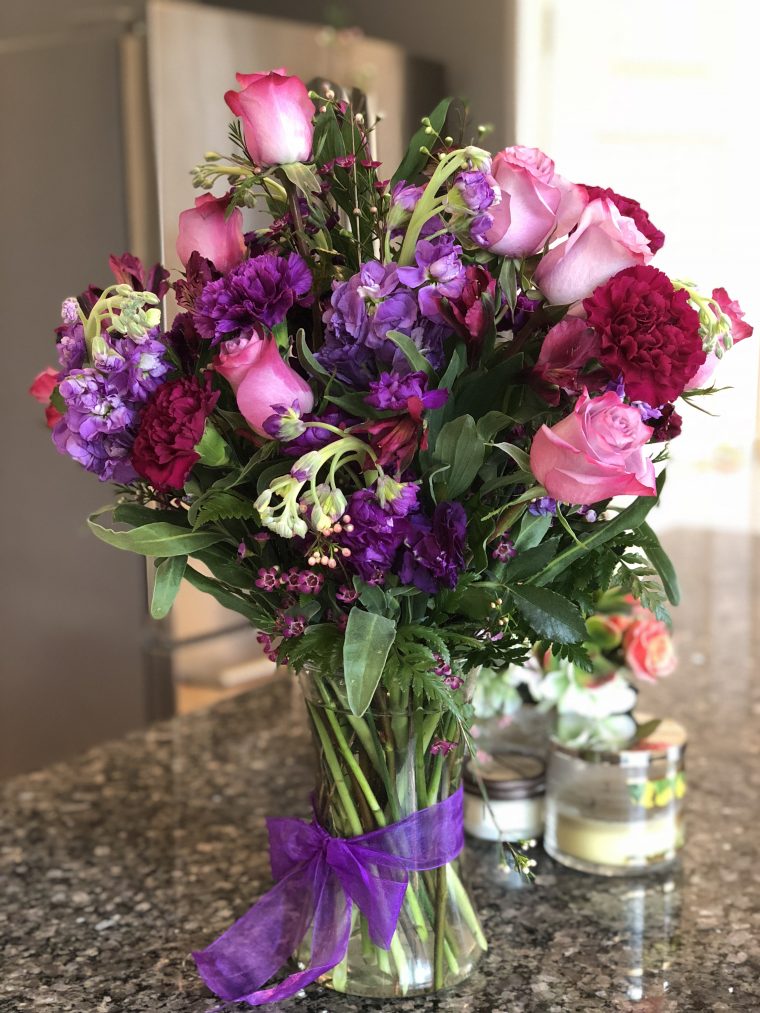 flowers sent to home