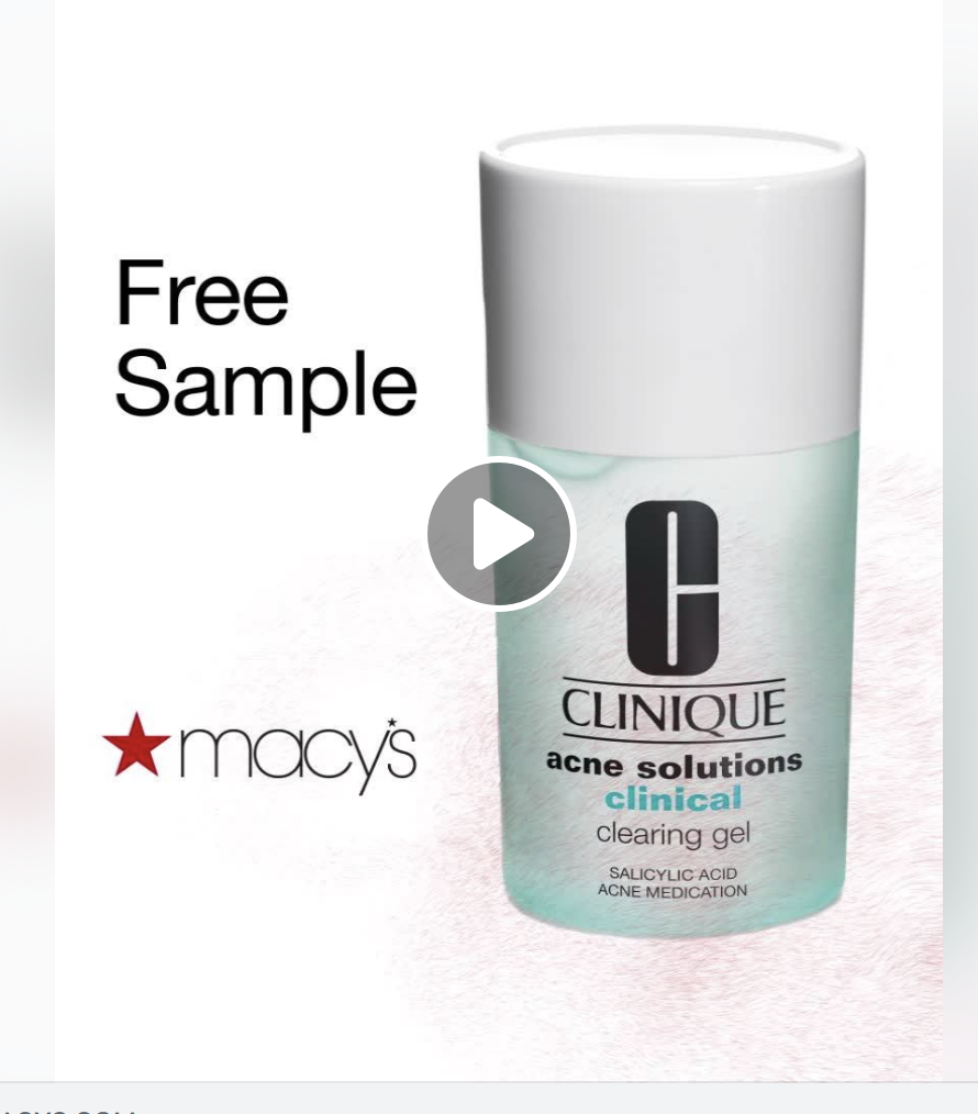 FREE Sample of Clinique Acne Solutions Clinical Clearing Gel Budget