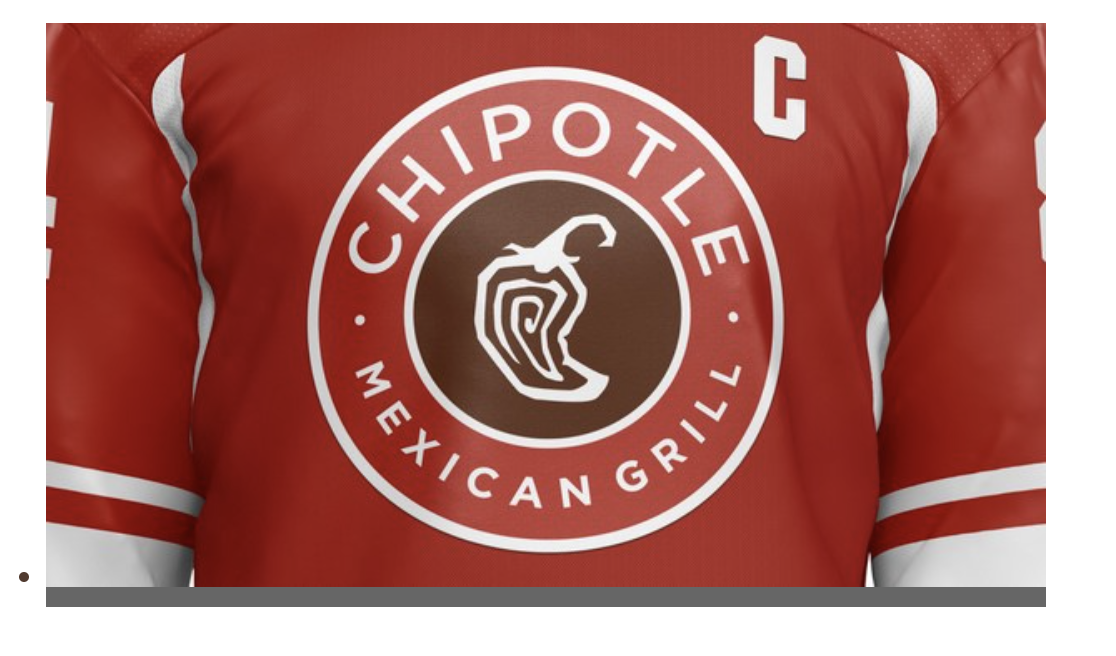 Wear a hockey jersey, get free food at Chipotle on Tuesday